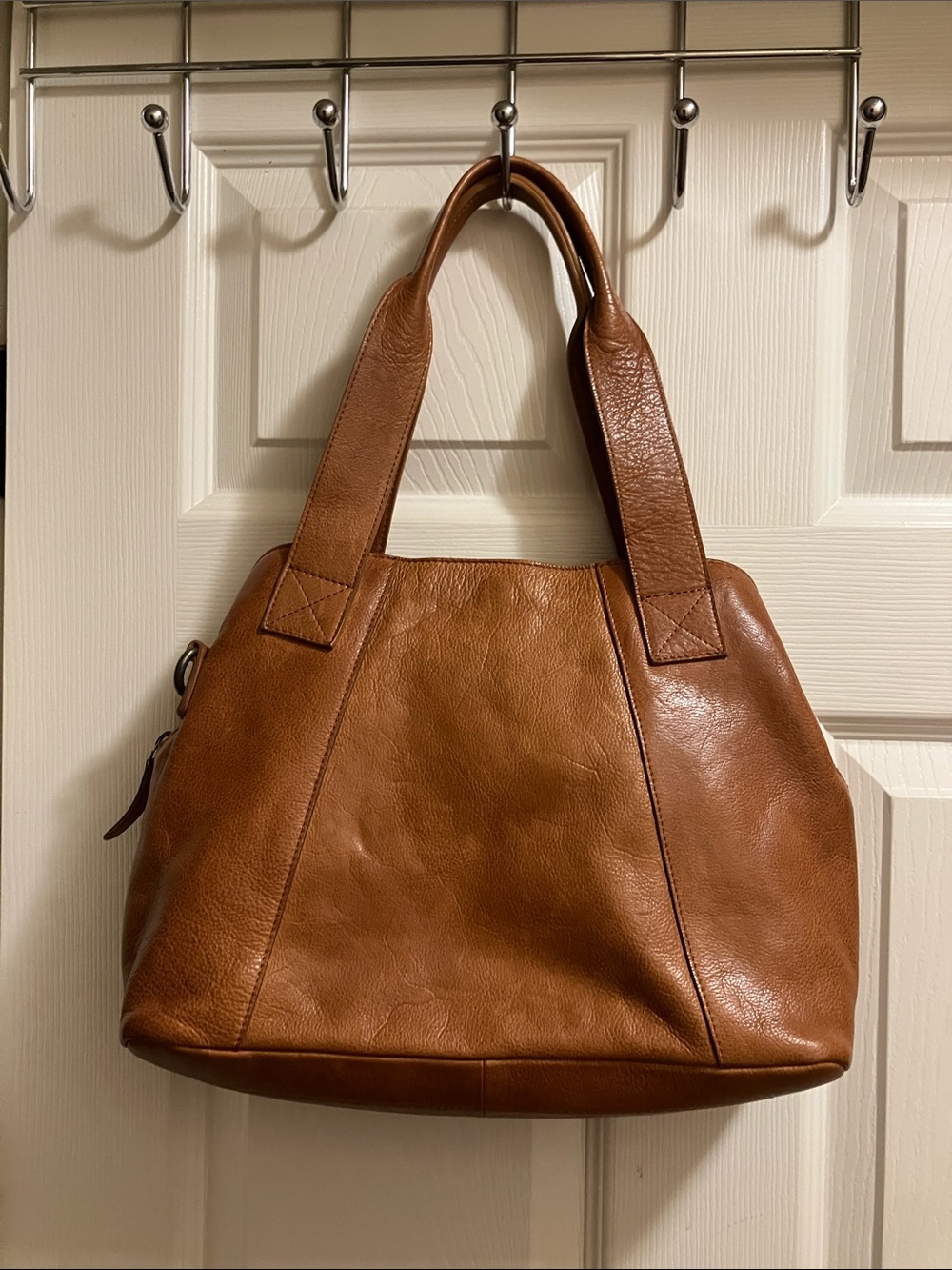 Vilenca made in Holland Leather Shoulder Bag - Tan